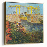 Van Gogh Impressionist Print - Langlois Bridge Wall Art for Home