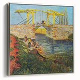 Van Gogh Impressionist Print - Langlois Bridge Wall Art for Home
