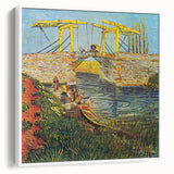 Van Gogh Impressionist Print - Langlois Bridge Wall Art for Home