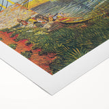 Van Gogh Impressionist Print - Langlois Bridge Wall Art for Home