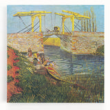 Van Gogh Impressionist Print - Langlois Bridge Wall Art for Home