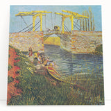 Van Gogh Impressionist Print - Langlois Bridge Wall Art for Home