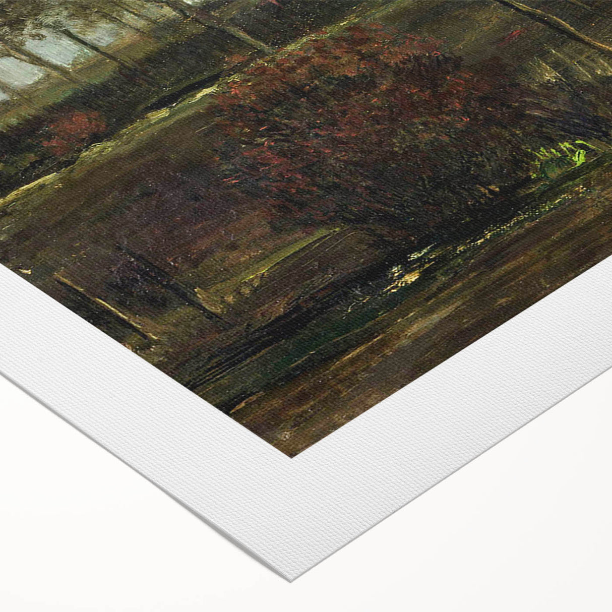 Impressionist Garden Wall Art - Parsonage Garden at Nuenen by Van Gogh