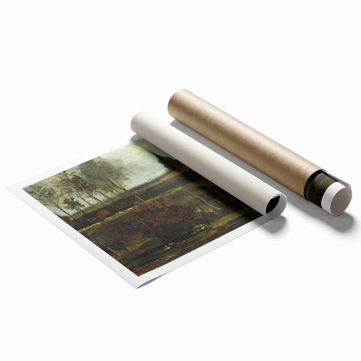 Impressionist Garden Wall Art - Parsonage Garden at Nuenen by Van Gogh