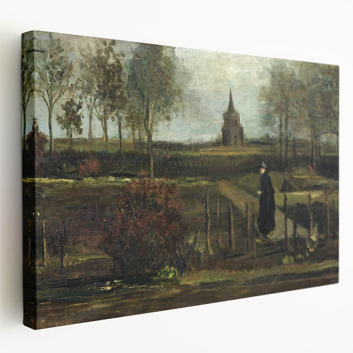 Impressionist Garden Wall Art - Parsonage Garden at Nuenen by Van Gogh