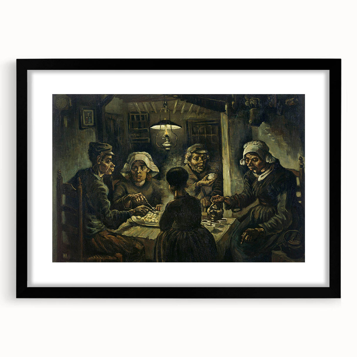 Impressionist Rural Wall Art - The Potato Eaters by Van Gogh