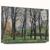 Modern Wall Art: Serene Landscape with Chestnut Trees