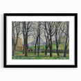 Modern Wall Art: Serene Landscape with Chestnut Trees