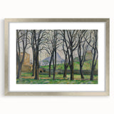 Modern Wall Art: Serene Landscape with Chestnut Trees