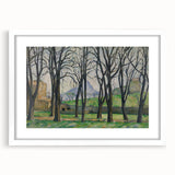 Modern Wall Art: Serene Landscape with Chestnut Trees
