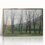 Modern Wall Art: Serene Landscape with Chestnut Trees