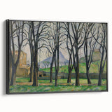 Modern Wall Art: Serene Landscape with Chestnut Trees