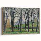 Modern Wall Art: Serene Landscape with Chestnut Trees