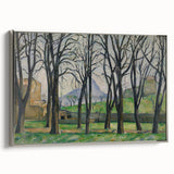 Modern Wall Art: Serene Landscape with Chestnut Trees