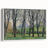 Modern Wall Art: Serene Landscape with Chestnut Trees