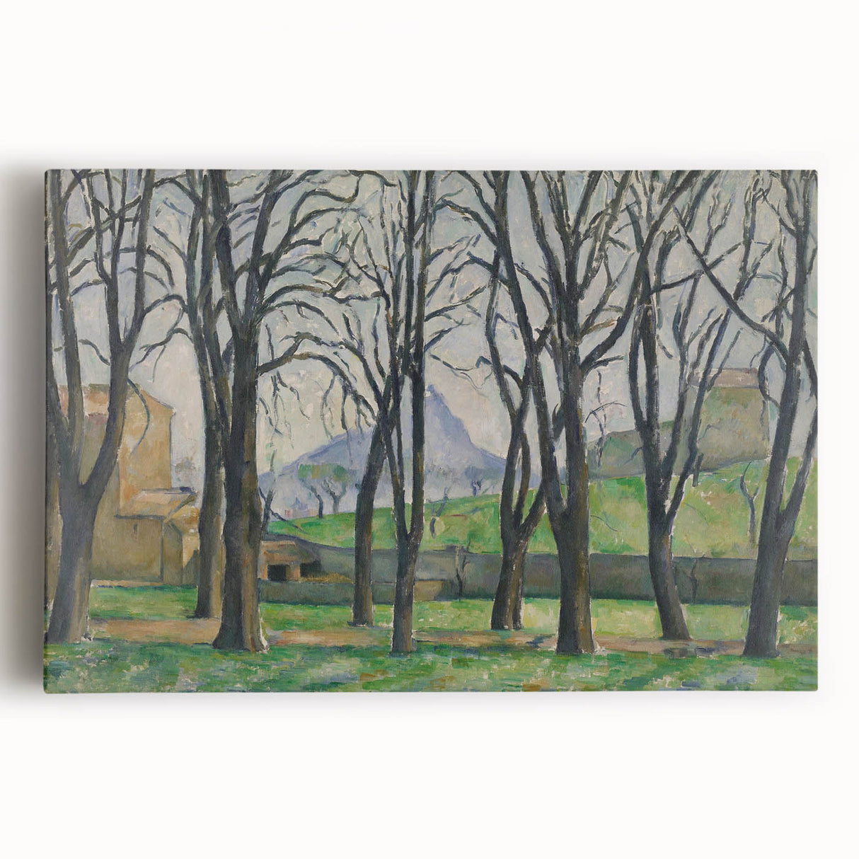 Modern Wall Art: Serene Landscape with Chestnut Trees