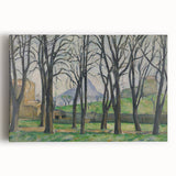 Modern Wall Art: Serene Landscape with Chestnut Trees