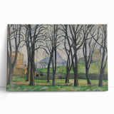 Modern Wall Art: Serene Landscape with Chestnut Trees