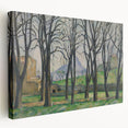 Modern Wall Art: Serene Landscape with Chestnut Trees