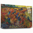 Impressionist Vineyard Wall Art - The Red Vineyard by Van Gogh