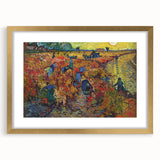 Impressionist Vineyard Wall Art - The Red Vineyard by Van Gogh