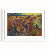 Impressionist Vineyard Wall Art - The Red Vineyard by Van Gogh