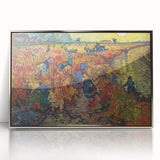 Impressionist Vineyard Wall Art - The Red Vineyard by Van Gogh