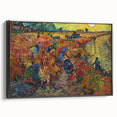 Impressionist Vineyard Wall Art - The Red Vineyard by Van Gogh