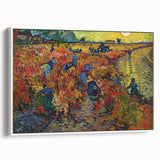 Impressionist Vineyard Wall Art - The Red Vineyard by Van Gogh