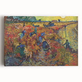 Impressionist Vineyard Wall Art - The Red Vineyard by Van Gogh