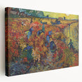 Impressionist Vineyard Wall Art - The Red Vineyard by Van Gogh