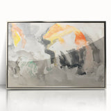 Modern Wall Art: Abstract Watercolor Fish Design