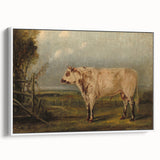 Classic Romantic Paintings: A Young Bull - Historic Pastoral Wall Art