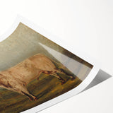 Classic Romantic Paintings: A Young Bull - Historic Pastoral Wall Art