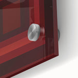 Framed Bedroom Wall Art – Black and Burgundy Canvas