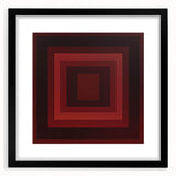 Framed Bedroom Wall Art – Black and Burgundy Canvas