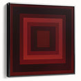 Framed Bedroom Wall Art – Black and Burgundy Canvas