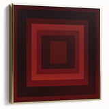 Framed Bedroom Wall Art – Black and Burgundy Canvas