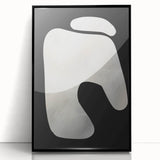 Dining Room Wall Decor – Abstract Monochrome Art for Modern Spaces