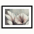 Modern Canvas & Framed Print - Soft Floral Living Room Wall Art