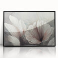 Modern Canvas & Framed Print - Soft Floral Living Room Wall Art
