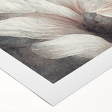 Modern Canvas & Framed Print - Soft Floral Living Room Wall Art