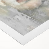 Abstract figurative wall art on rolled canvas showcasing vibrant colors and dynamic shapes, ideal for modern decor, presented in a protective cardboard tube.