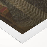 Baroque Portrait Art Print - Classic Black and Silver Wall Décor