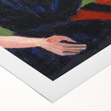 Expressionist Art: Portrait of a Woman by Kirchner Canvas Print