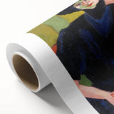 Expressionist Art: Portrait of a Woman by Kirchner Canvas Print