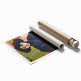 Expressionist Art: Portrait of a Woman by Kirchner Canvas Print