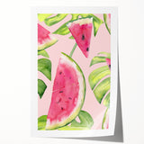 Rolled canvas print featuring a variety of colorful fruits, ideal for art wall dining room.