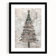 Classic Christmas Tree Art Print - Elegant Holiday Wall Decor Accent