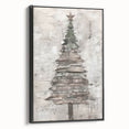 Classic Christmas Tree Art Print - Elegant Holiday Wall Decor Accent